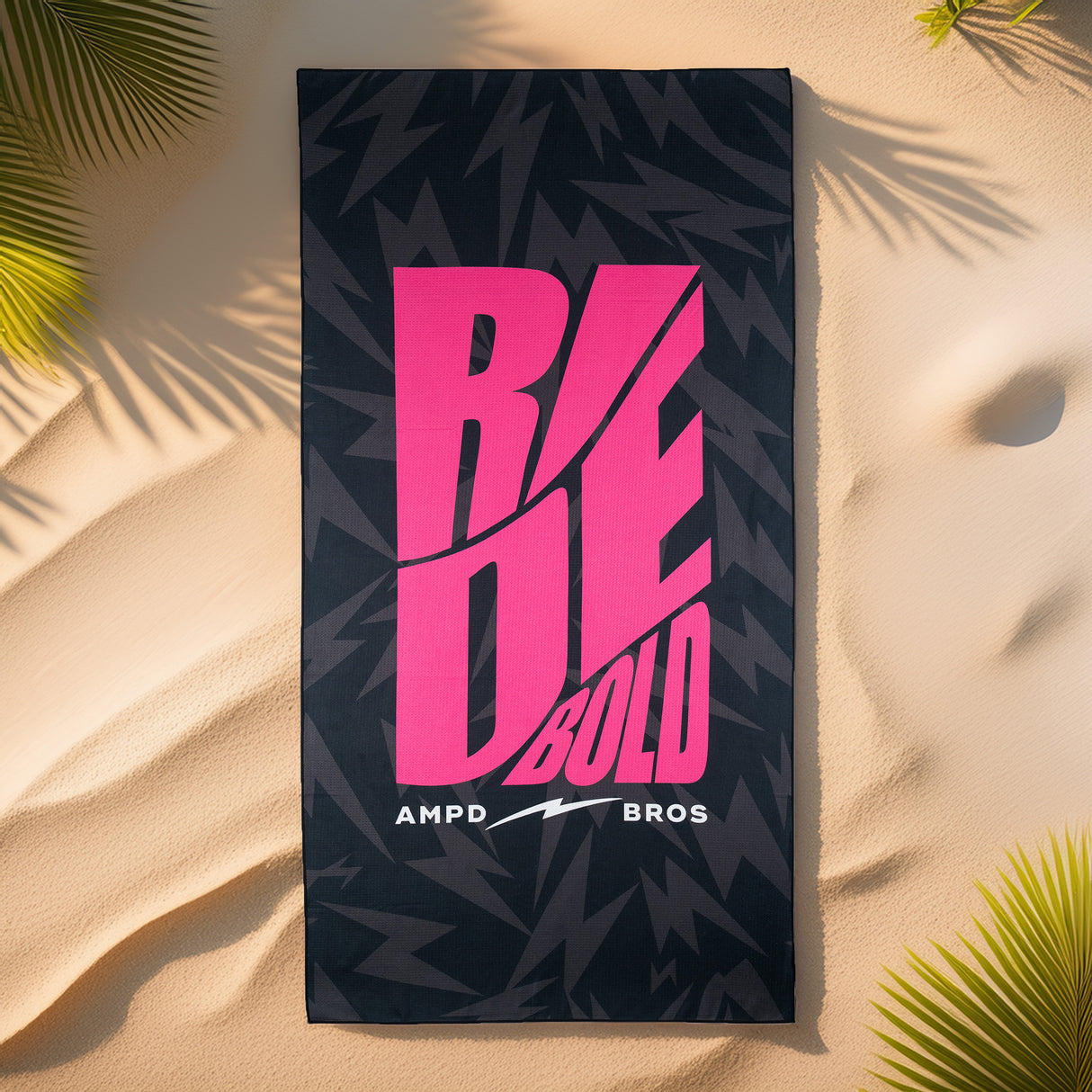 Ride Bold Waffle Beach Towel