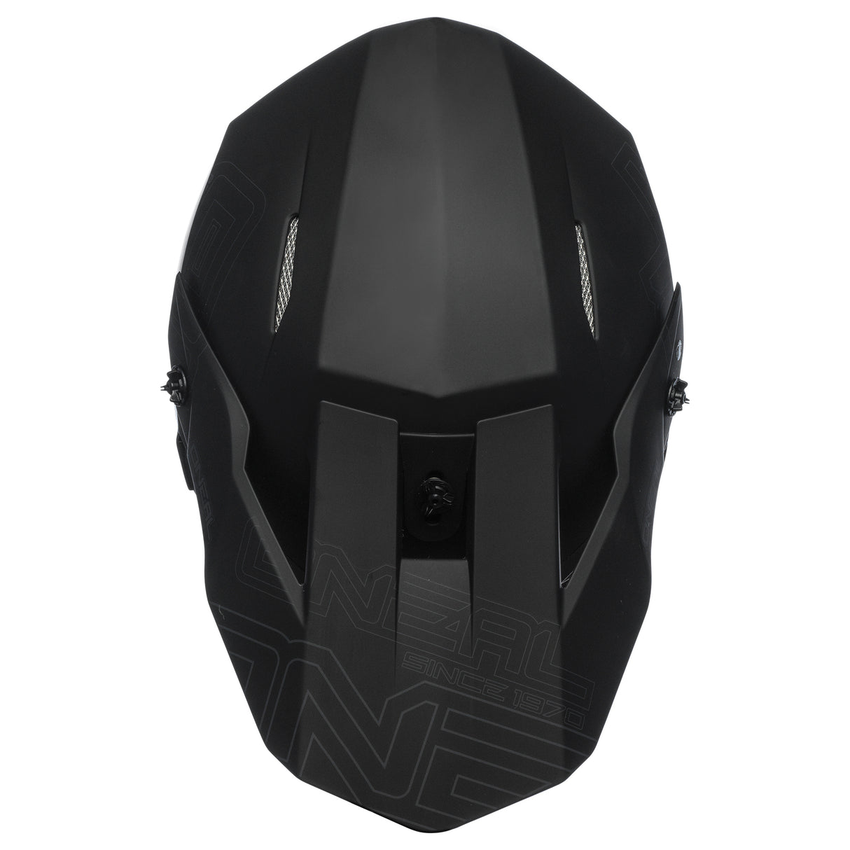 ONEAL 3.0 SRS Flat Black MX Helmet Top