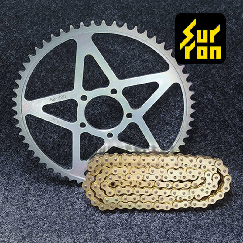 Light Bee OEM 58T Sprocket Chain Set
