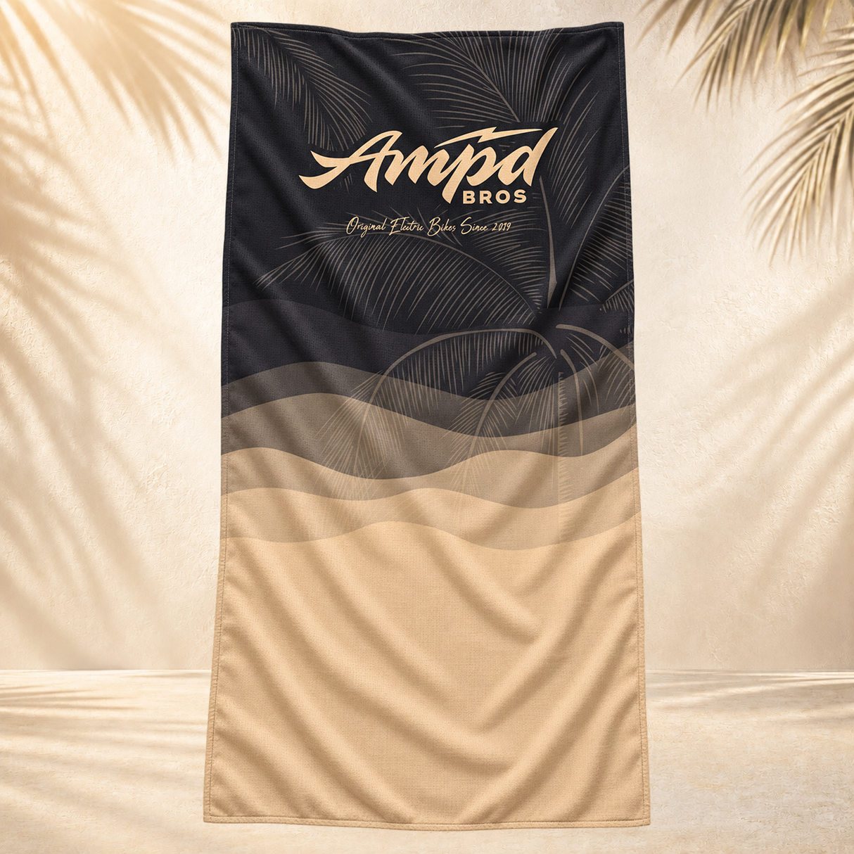 Dune Drift Waffle Beach Towel