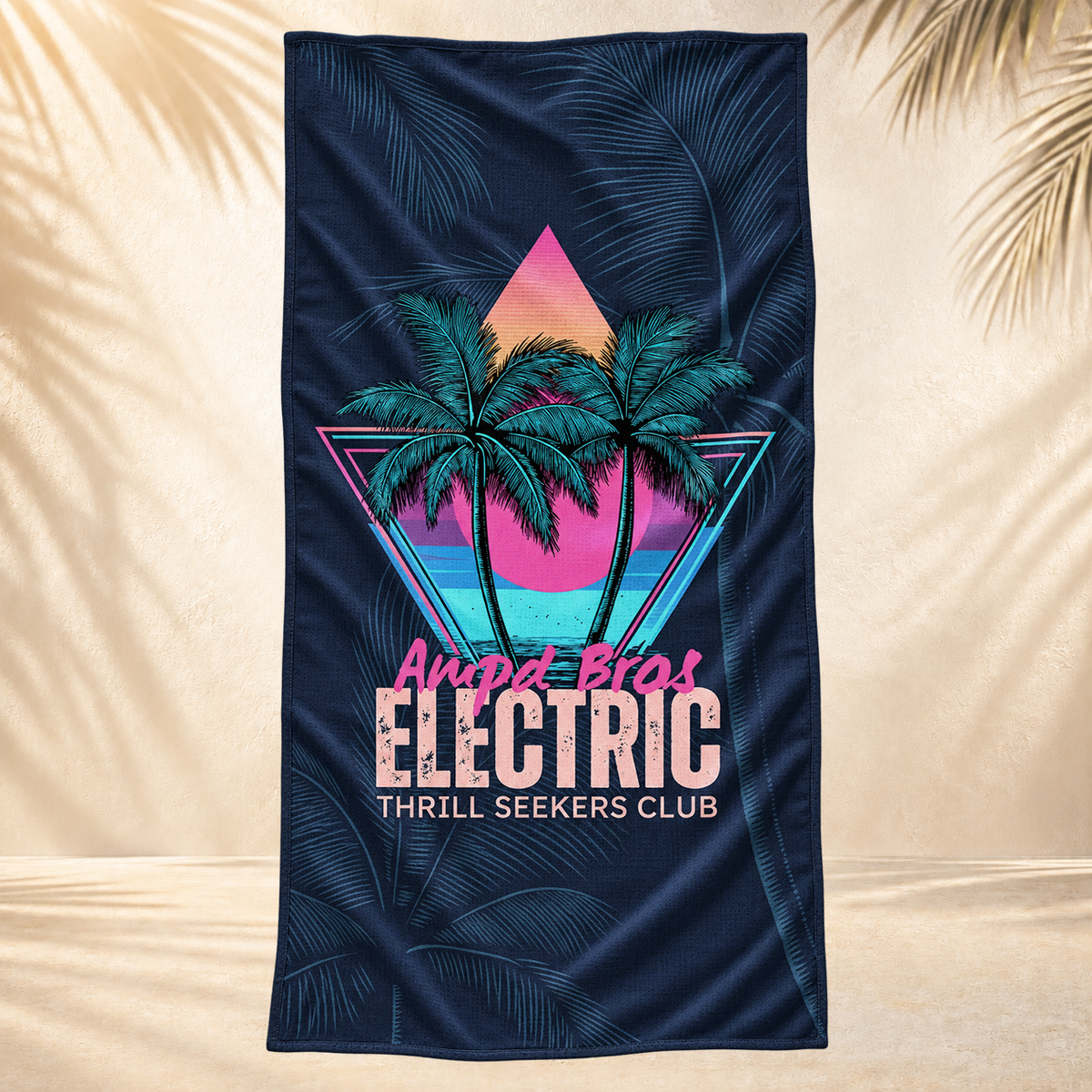 Thrill Seekers Waffle Beach Towel