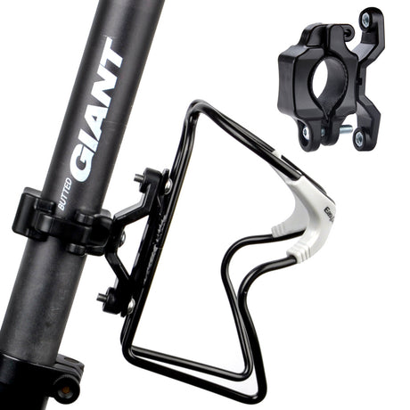 Adjustable 360 Bottle Holder Cage Mounting Bracket Installed